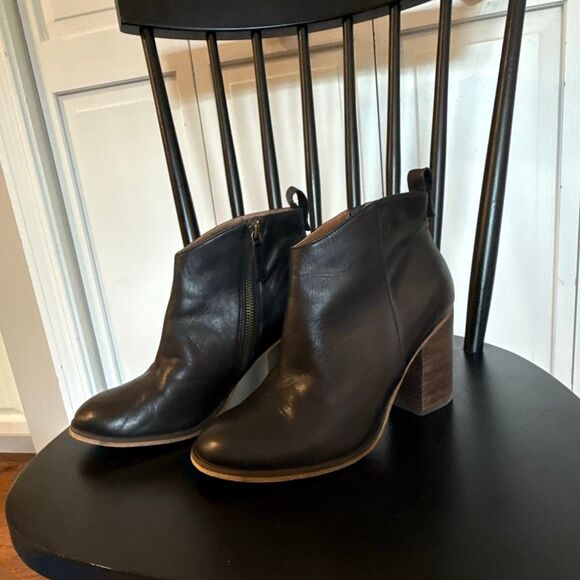 BP black leather booties size 8 - Picture 10 of 12